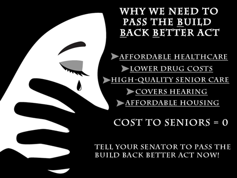 Tell your Senator to pass the Build Back Better Act TODAY! 