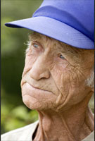 Elderly Man: Protect seniors physically, emotionally, financially, support caregivers.